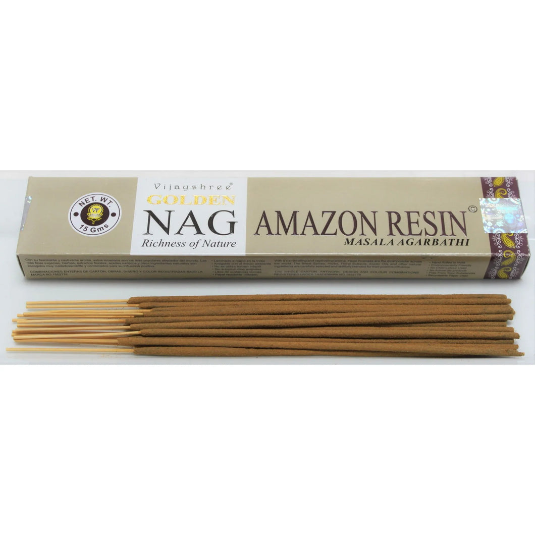 Golden Nag Amazon Resin imported incense sticks