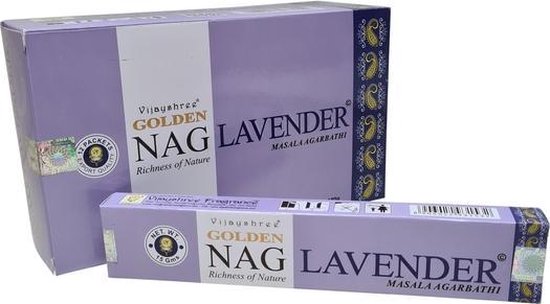 Golden Nag Lavender imported incense sticks