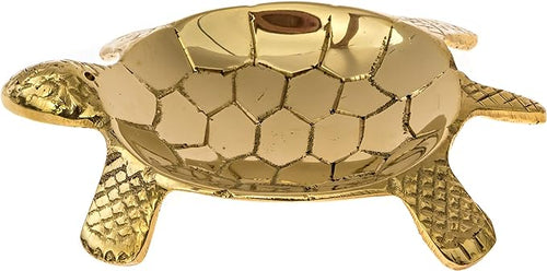 Turtle brass  incense burner
