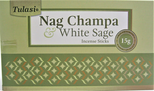 Tulasi Nag champa & White sage imported incense sticks