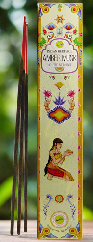 Amber musk by Sree Vani imported incense sticks