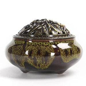 Ceramic incense burner
