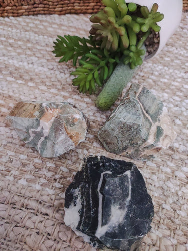 Rough raw  natural stone  crystals