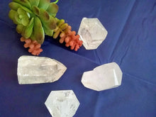 Load image into Gallery viewer, Quartz point cut base mineral stone.