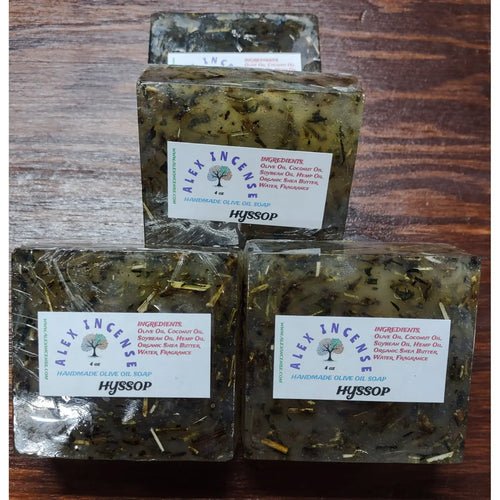 Hyssop natural herbal soap