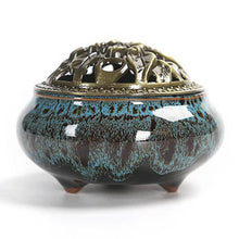 Load image into Gallery viewer, Ceramic incense burner